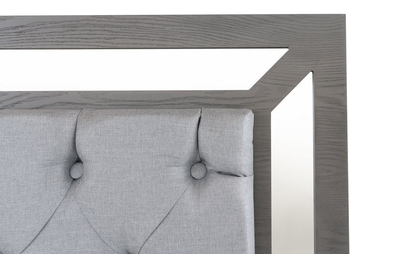 Recamara KS 4 Piezas Emilia Sin Espejo - Gris