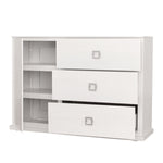 Recamara KS 4 Piezas Eloria Sin Espejo - Blanco y Gris
