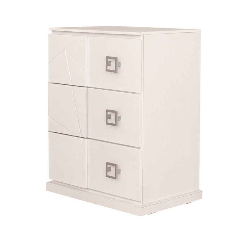 Recamara KS 4 Piezas Eloria Sin Espejo - Blanco y Gris