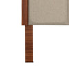 Recamara KS 4 Piezas Gizella Sin Espejo - Nogal y Beige