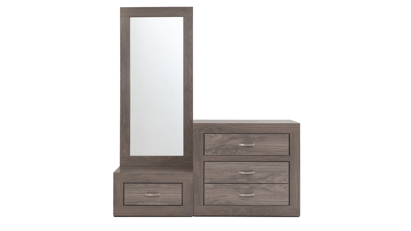 Recamara Aurora King Size 5 piezas - Gris