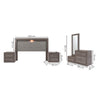 Recamara Aurora King Size 5 piezas - Gris