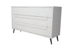 Recamara KS 4 Piezas Milna - Blanco