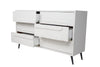 Recamara KS 4 Piezas Milna - Blanco