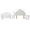Recamara KS 4 Piezas Milna - Blanco