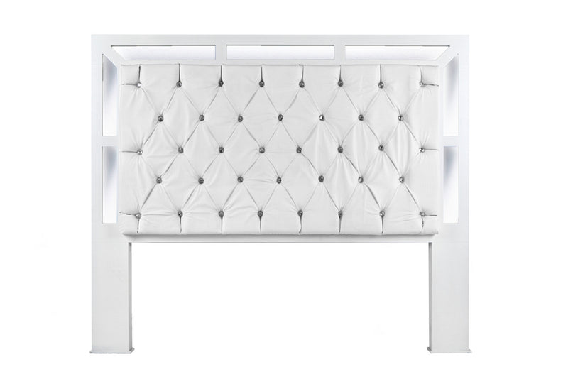 Recamara KS 4 Piezas Emilia - Blanco y Plata