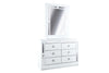 Recamara KS 4 Piezas Emilia - Blanco y Plata