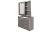 Recamara KS 4 Piezas Emilia - Gris