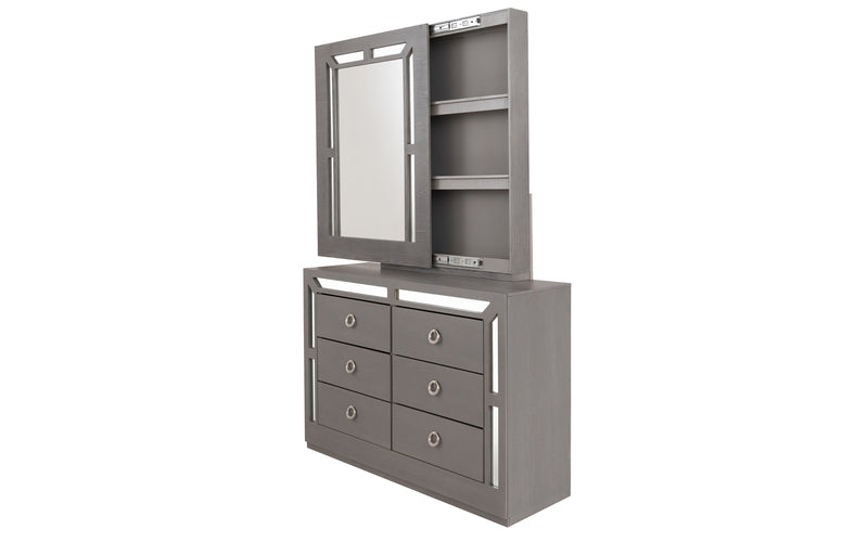 Recamara KS 4 Piezas Emilia - Gris