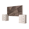Recamara KS 5 Piezas Eloria - Blanco y Gris