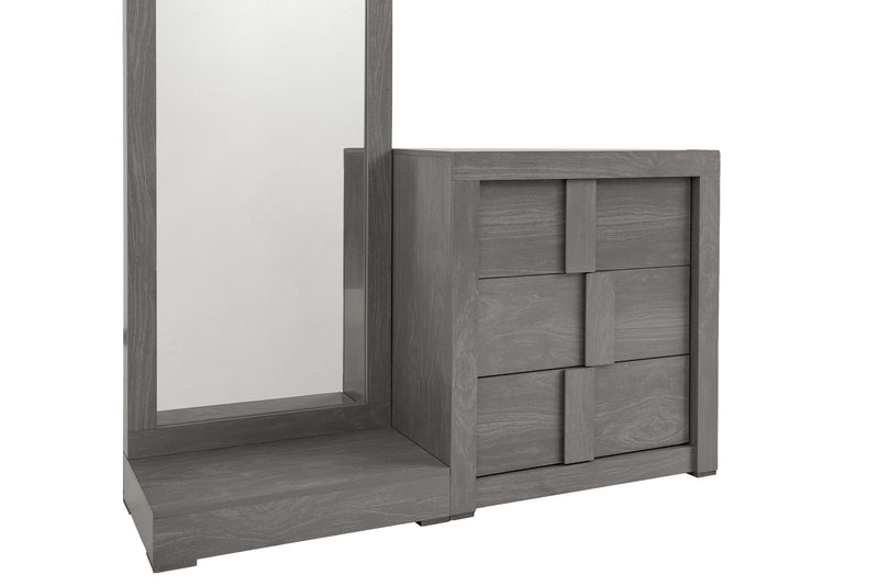 Recamara King Size Jazz 5 Piezas - Gris