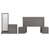 Recamara King Size Jazz 5 Piezas - Gris