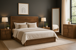 Recamara King Size Jazz 5 Piezas - Roble