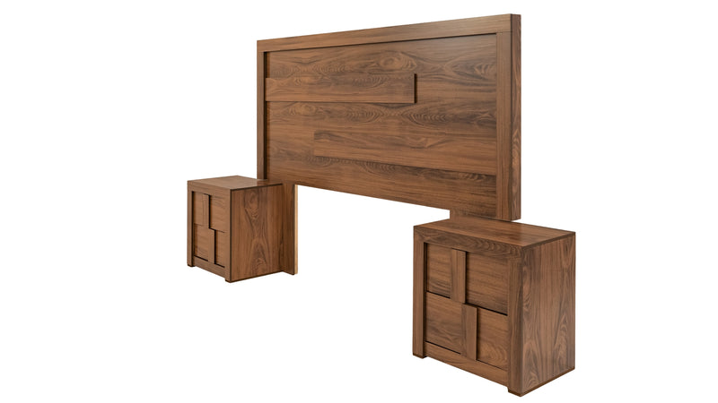 Recamara King Size Jazz 5 Piezas - Roble