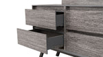 Recamara Patricia King Size 5 Piezas - Gris