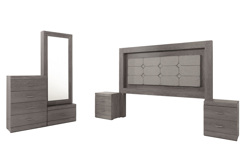 Recamara KS 5 Piezas Kirena - Gris