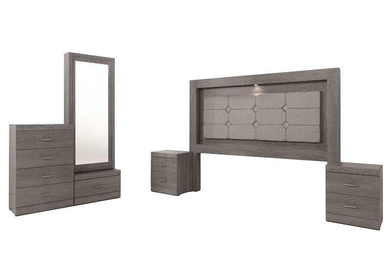 Recamara KS 5 Piezas Kirena - Gris