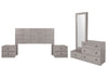 Recamara KS 5 Piezas Louis - Gris