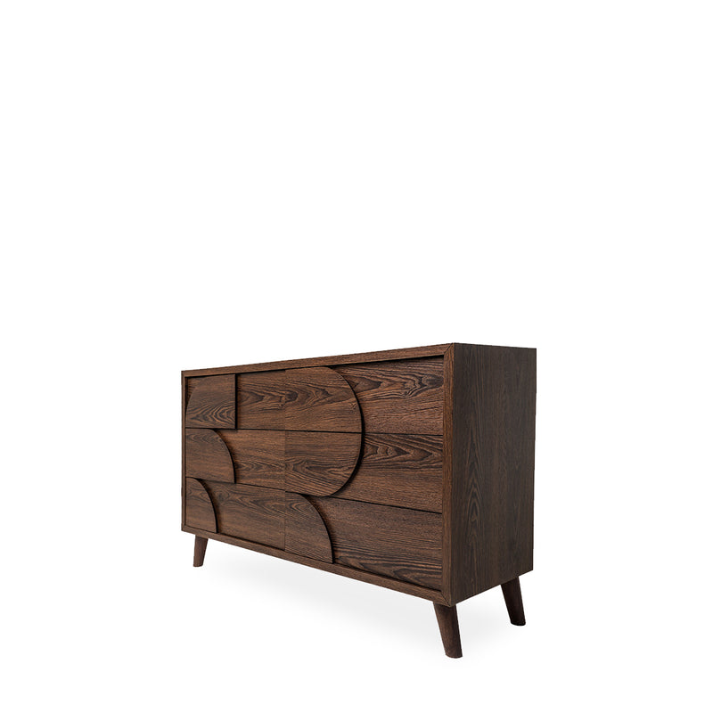 Recamara KS 4 Piezas Luxury - Nogal Oscuro