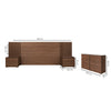 Recamara King Size Noe 4 Piezas - Nogal