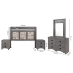 Recamara KS 4 Piezas Francia - Gris