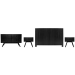 Recamara KS 4 Piezas Zenori - Negro
