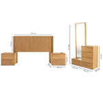 Recamara KS 5 Piezas Katir - Natural