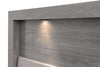 Recamara Valentina King Size 5 piezas - Gris