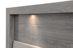 Recamara Valentina King Size 5 piezas - Gris