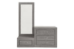 Recamara Valentina King Size 5 piezas - Gris
