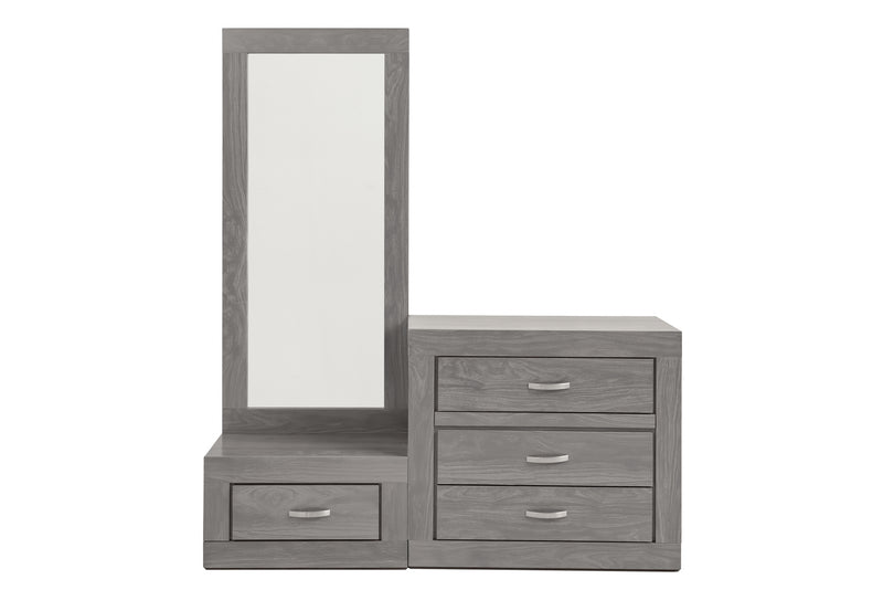 Recamara Valentina King Size 5 piezas - Gris