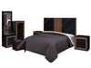 Recamara KS 5 Piezas Hamburgo - Negro