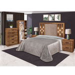 Recamara KS 5 Piezas Utah - Roble