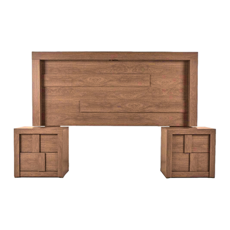 Recamara King Size Jazz 5 Piezas - Roble