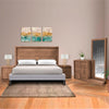Recamara King Size Jazz 5 Piezas - Roble