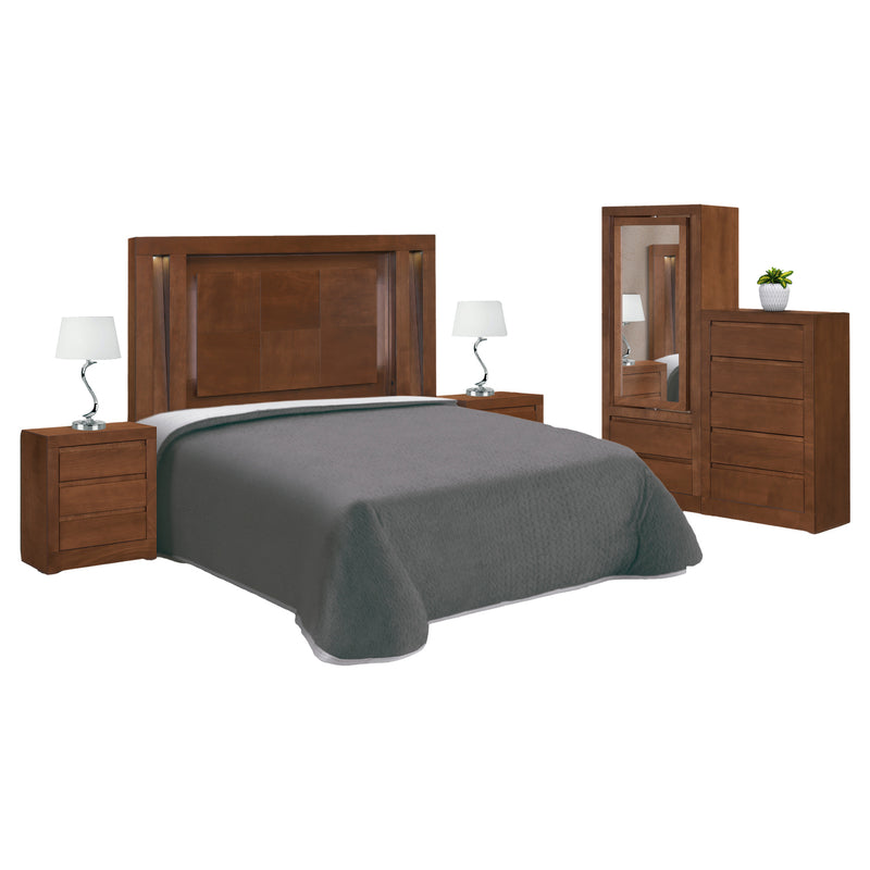 Recamara King Size Australia - Nogal