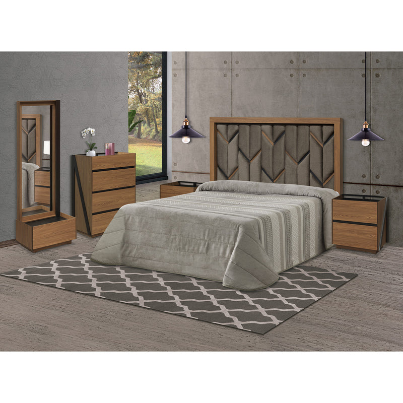 Recamara King Size California - Roble