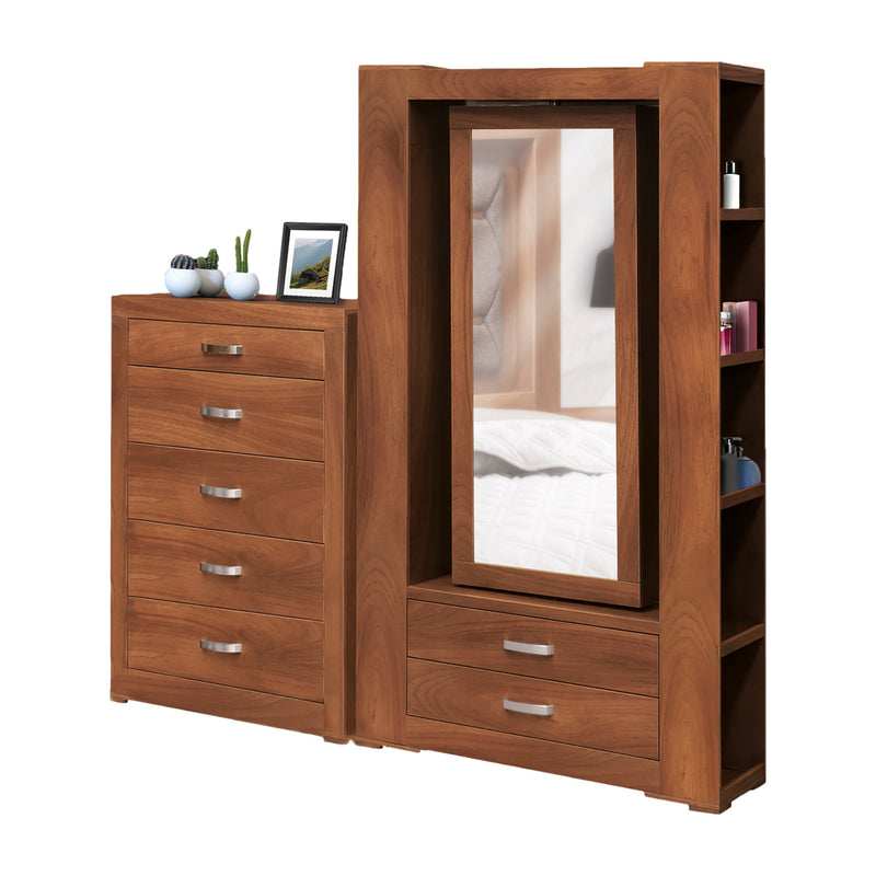 Recamara King Size Eliza - Nogal