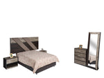 Recamara King Size 5 Piezas Iriom - Chocolate