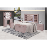 Recamara KS 6 Piezas Marissa - Rosa