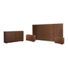Recamara King Size Noe 4 Piezas - Nogal