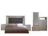 Recamara Ravenna King Size 5 Piezas - Gris