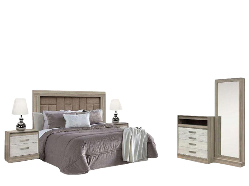 Recamara Uxmal King Size 5 Piezas - Ebony