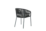 Set de 4 Sillas para Exterior Lumina - Negro