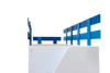 Litera Blue - Azul y Blanco