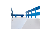 Litera Blue - Azul y Blanco
