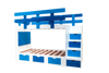 Litera Blue - Azul y Blanco