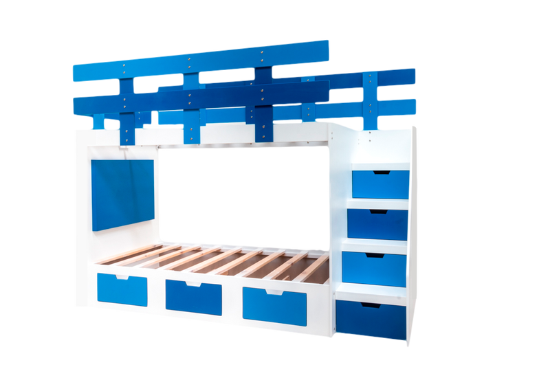 Litera Blue - Azul y Blanco