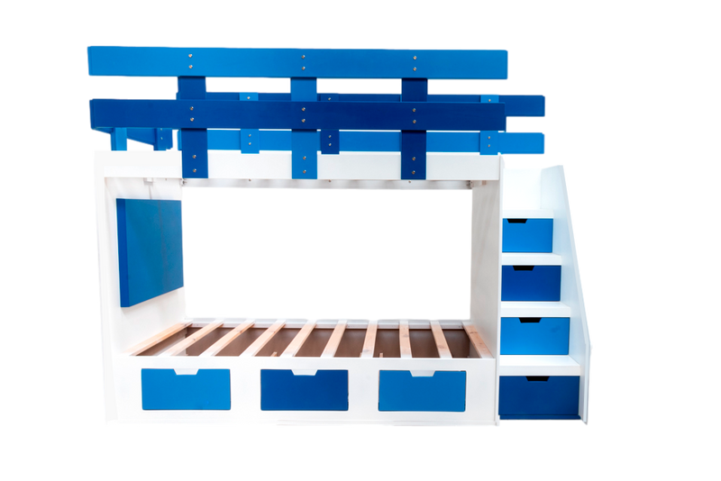 Litera Blue - Azul y Blanco