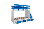 Litera Blue - Azul y Blanco